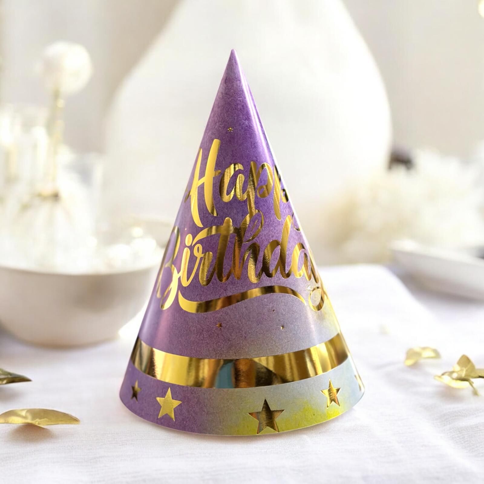 Kukuleta Mor Altın Happy Birthday Mod 6