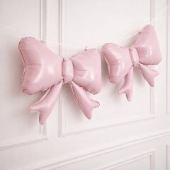 2'li Mini Pembe Fiyonk Folyo Balon