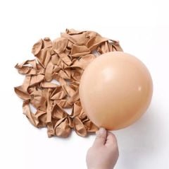 100 Adet 5 inç Sütlü Kahve Balon