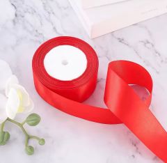 3 Cm Saten Kırmızı Kurdele