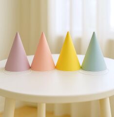 Soft Parti Şapkası Kukuleta 4 Adet