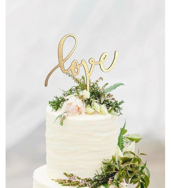 Gold Love Pleksi Pasta Süsü