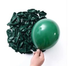 100 Adet 5 inç Haki Yeşil Balon