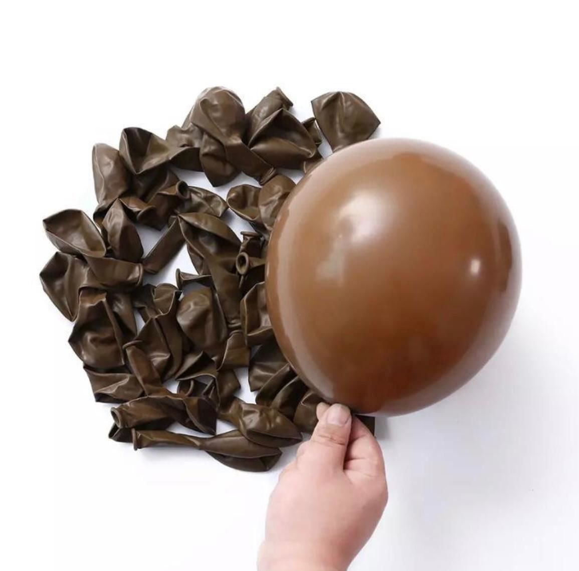 100 Adet 5 inç Çikolata Makaron Balon