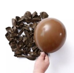 100 Adet 5 inç Çikolata Makaron Balon