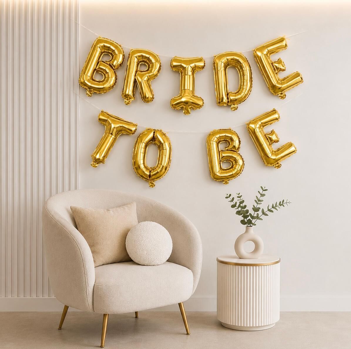 35cm Gold Bride To Be Folyo Balon