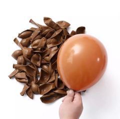 100 Adet 5 inç Karamel Makaron Balon