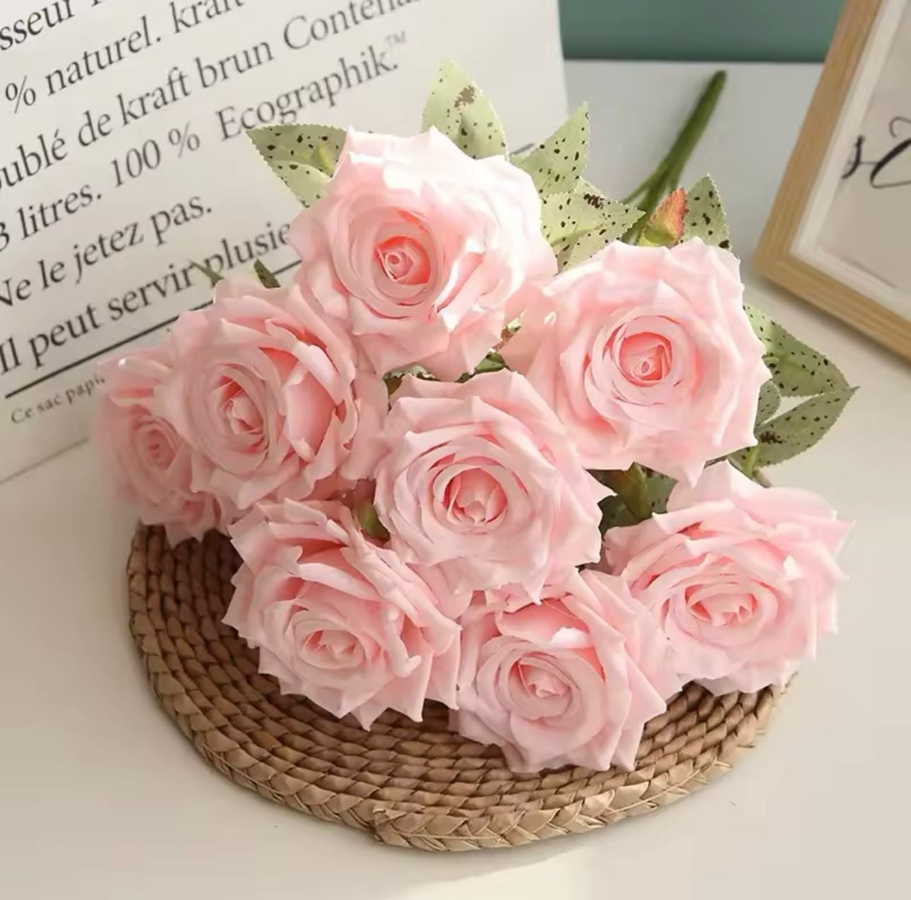 Pembe Yapay Gül 1 Adet